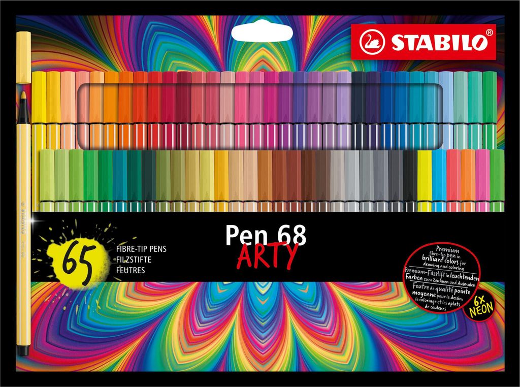 STABILO Stylo 68 65 étui en carton ARTY Image du produit 