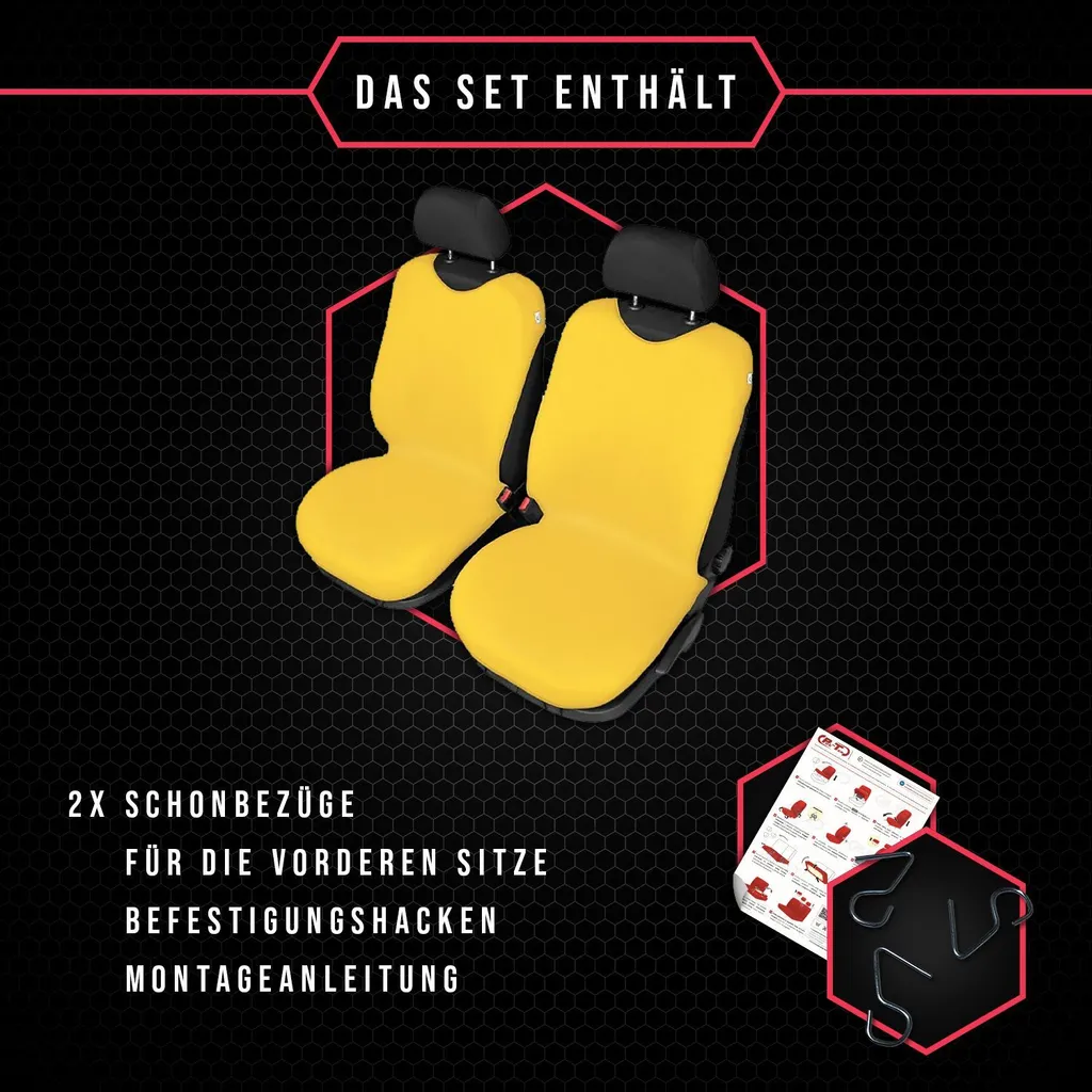 Coprisedili Auto Hyundai Accent per Famiglie | Comfort 1+1 Set