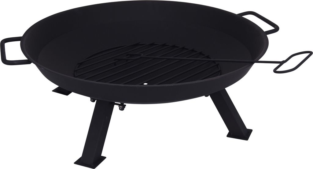 Caminetto da esterno Ambiance, metallo, 22x56 cm, nero Immagine del prodotto 