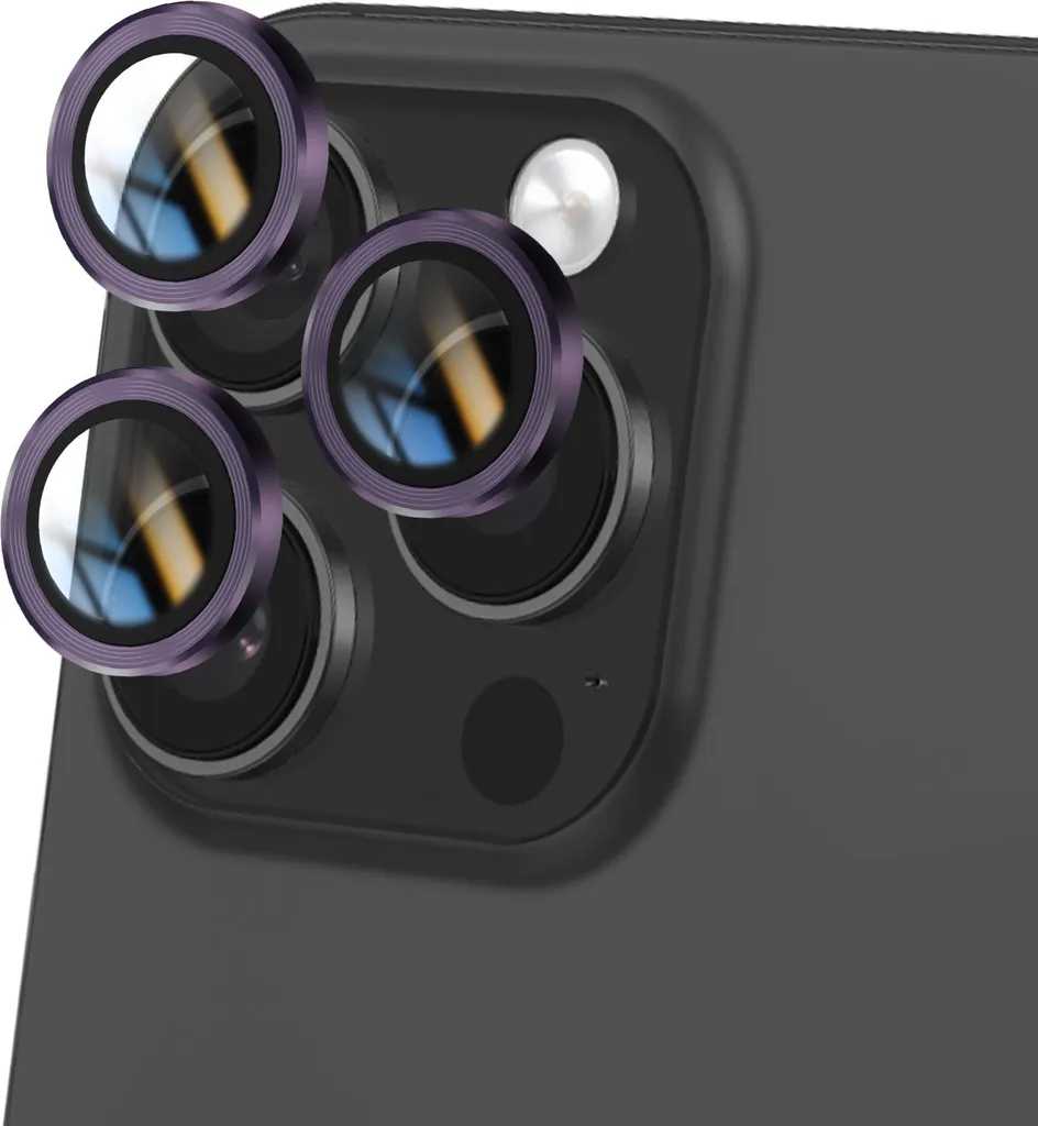 Accessorio Must-Have iPhone 16 Pro: Protezione Fotocamera Viola