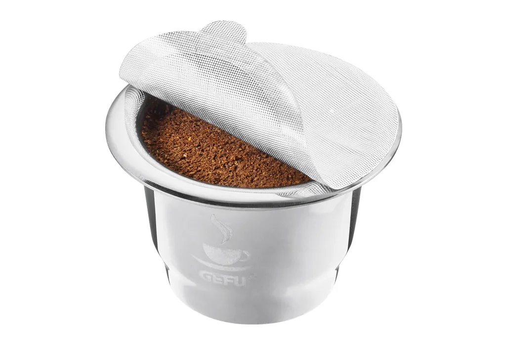 Kit capsules à café réutilisables GEFU CONSCIO pour café moulu maison