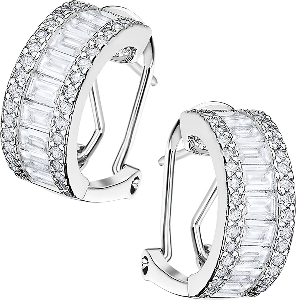 Lotus Silver Creolen 925er Silber Ohrringe Lotus Silver Trendy Damen JLP3320-4-1