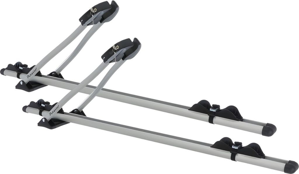 2x universeller Dachfahrradhalter Auto Fahrradträger - VDP Roma - Dach Fahrradhalter für Auto - abschließbar - für 2 Fahrräder