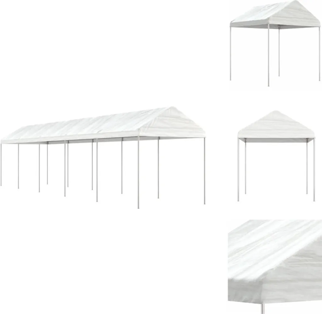 Grand Pavillon pour Événements Extérieurs 11m Blanc - Tente de Fête