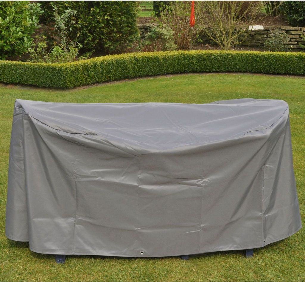 Schutzhülle oval 155x95x75cm Polyester 420D Abdeckung Gartentisch Sitzgruppe