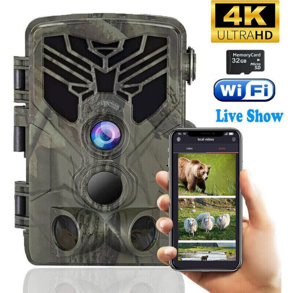 WLAN Wildkamera WiFi 830Pro 36MP + 32GB SD-Karte Produktbild 
