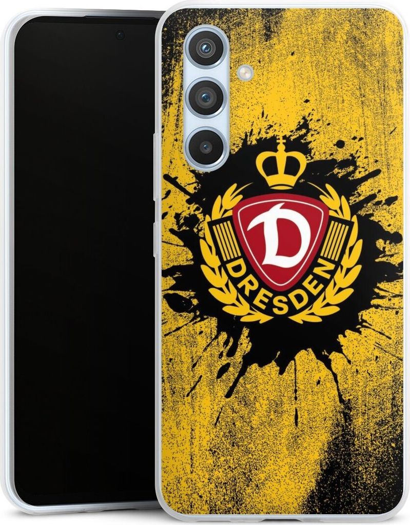 DeinDesign Slim Hülle für Samsung Galaxy A54 5G Silikon Case Ultra Dünn Handyhülle Fußball Offizielles Lizenzprodukt SG Dynamo Dresden
