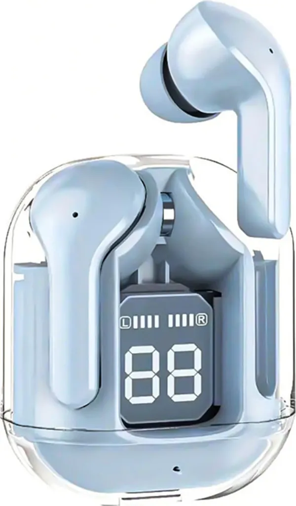 Eko Auricolari Wireless Cristal 5.3 Blu: Analisi Tecnica e Display LED - 1