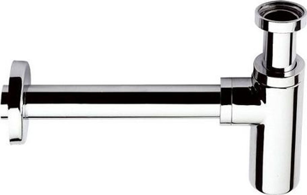 BB Design Röhrensiphon 11/4'' rund verchromt Produktbild 
