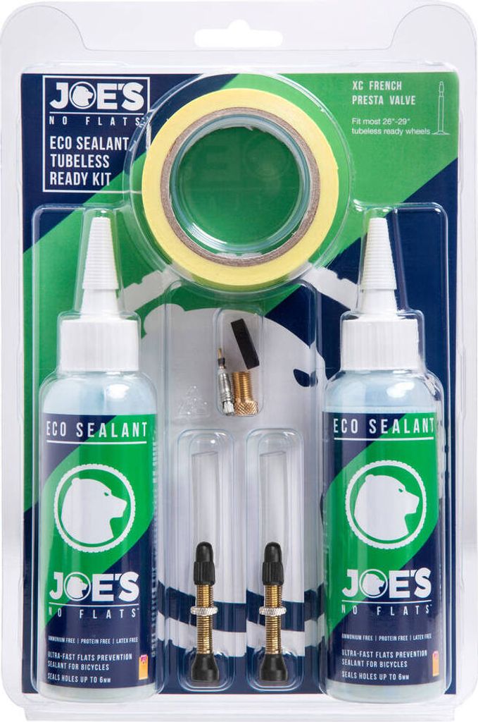Tubeless Ready Kit Eco 32 -mm -Ventil 25 mm Klebeband