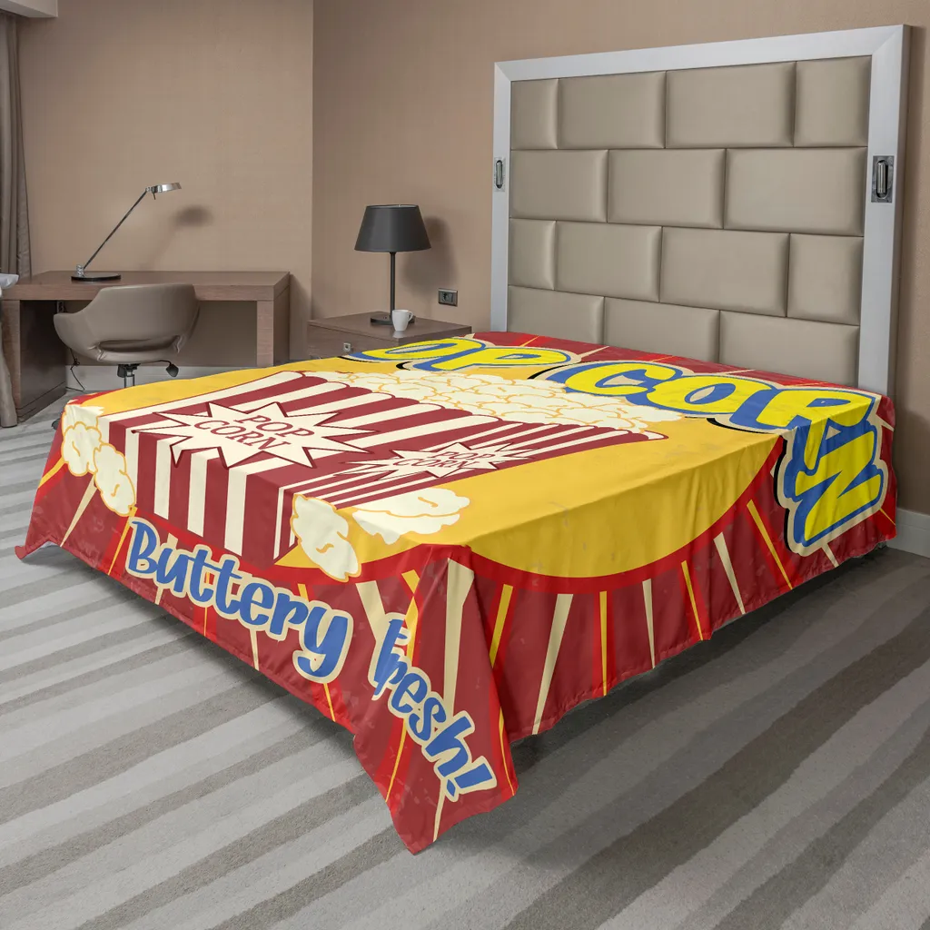 Lenzuolo Piano 275x260 ABAKUHAUS Multicolore | Stile Pop Art Cinema