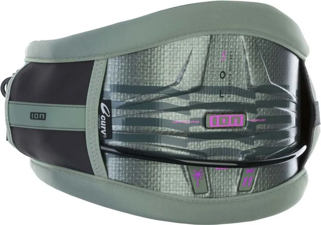 Harnais de Parapente Femme Ion Sol Curv L Noir - Confort et Stabilité