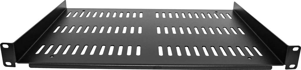 StarTech.com Tablette 1U 19 pouces Rack Serveur Noire Perforée CABSHELF1U - 3