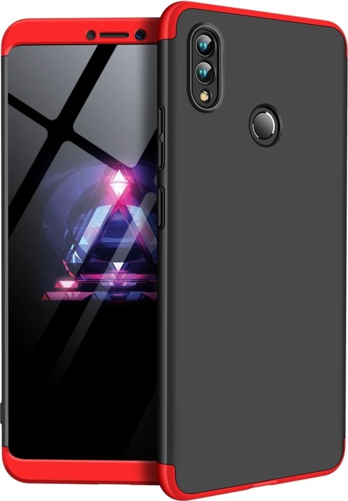 Mobigear TriGuard HONOR Note 10 Hülle Hardcase Backcover - Schwarz / Rot