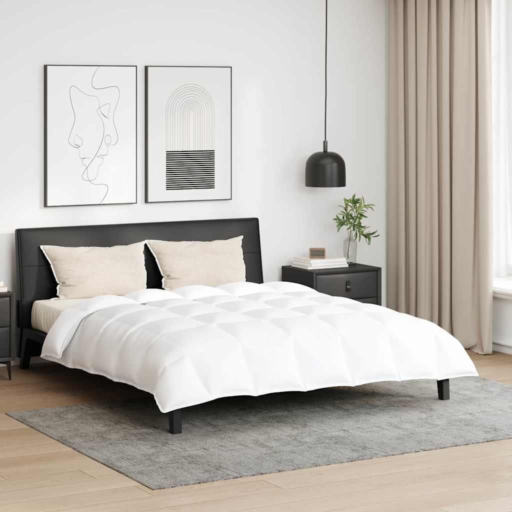 Bettdecke Sonstiges mit Kissen 3 pcs Weiß 240 x 200 cm Daunen