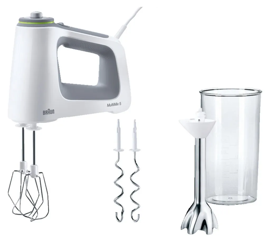 Mixeur à main ergonomique Braun MultiMix 5 HM5107 avec technologie SmartMix