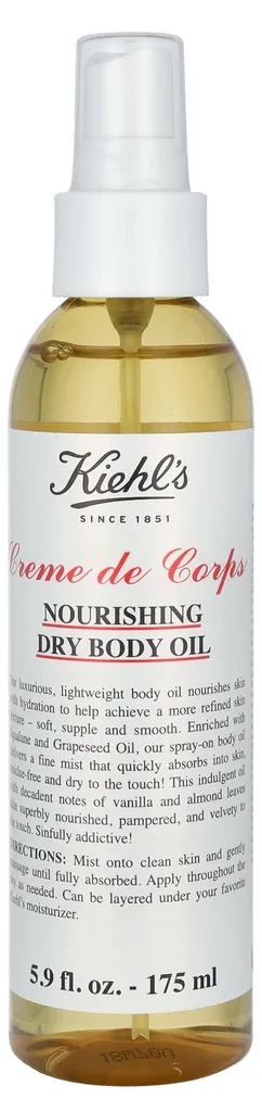 Huile sèche pour le corps anti-peau sèche flacon de 175ml