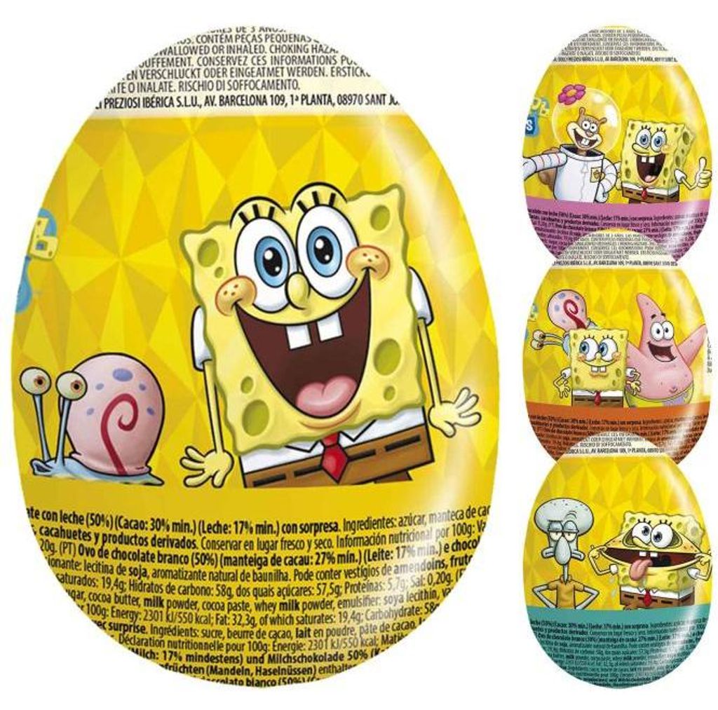 SpongeBob Schwammkopf Schoko-Ei Produktbild 