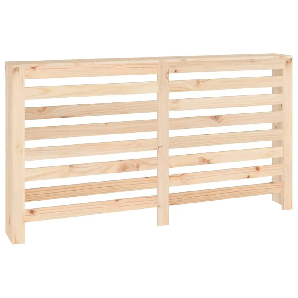 vidaXL Rivestimento per radiatori 153x19x84 cm in legno di pino massiccio