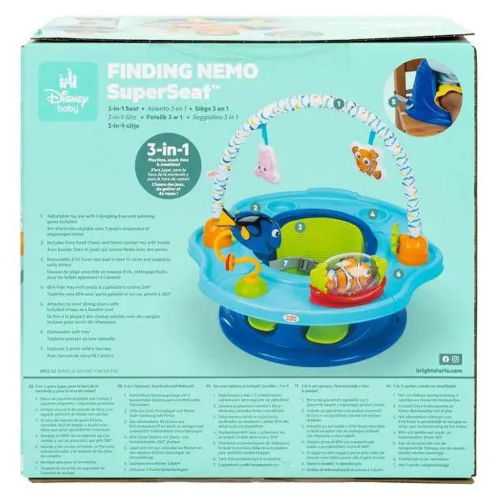 Siège Évolutif Bébé avec Station de Jeu Interactive Le Monde de Nemo - 4