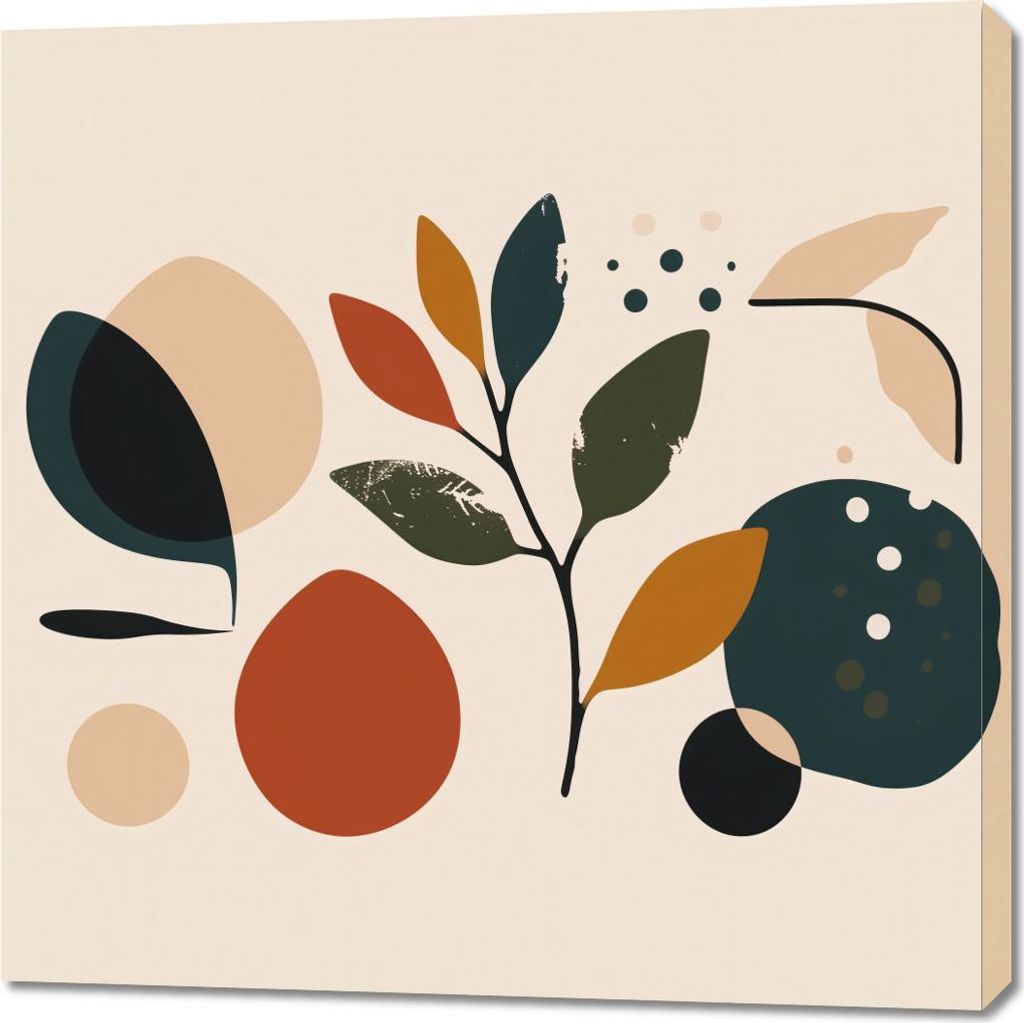 Bild 90x90cm Garten der Melancholie