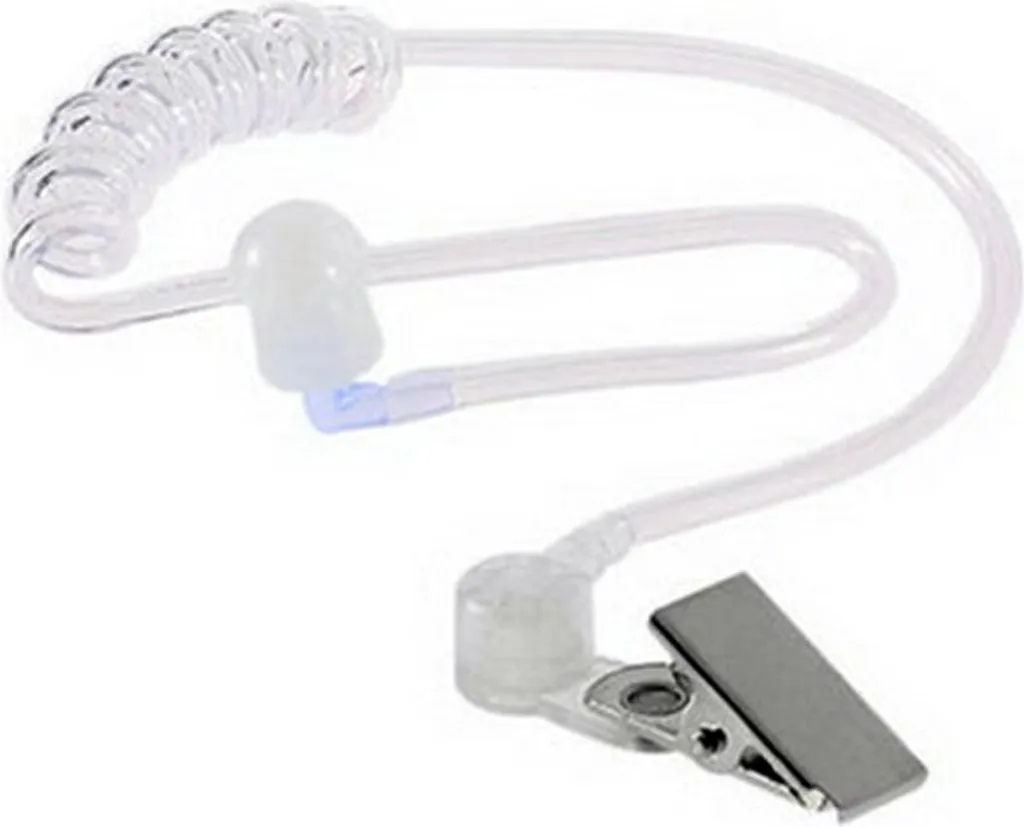 Tube sonore de rechange universel coudé avec embout pour aide auditive
