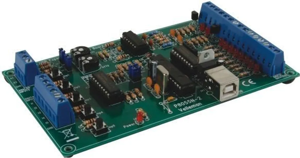 Carte USB d'Expérimentation avec 8 Sorties Numériques et Entrées Analog - 4