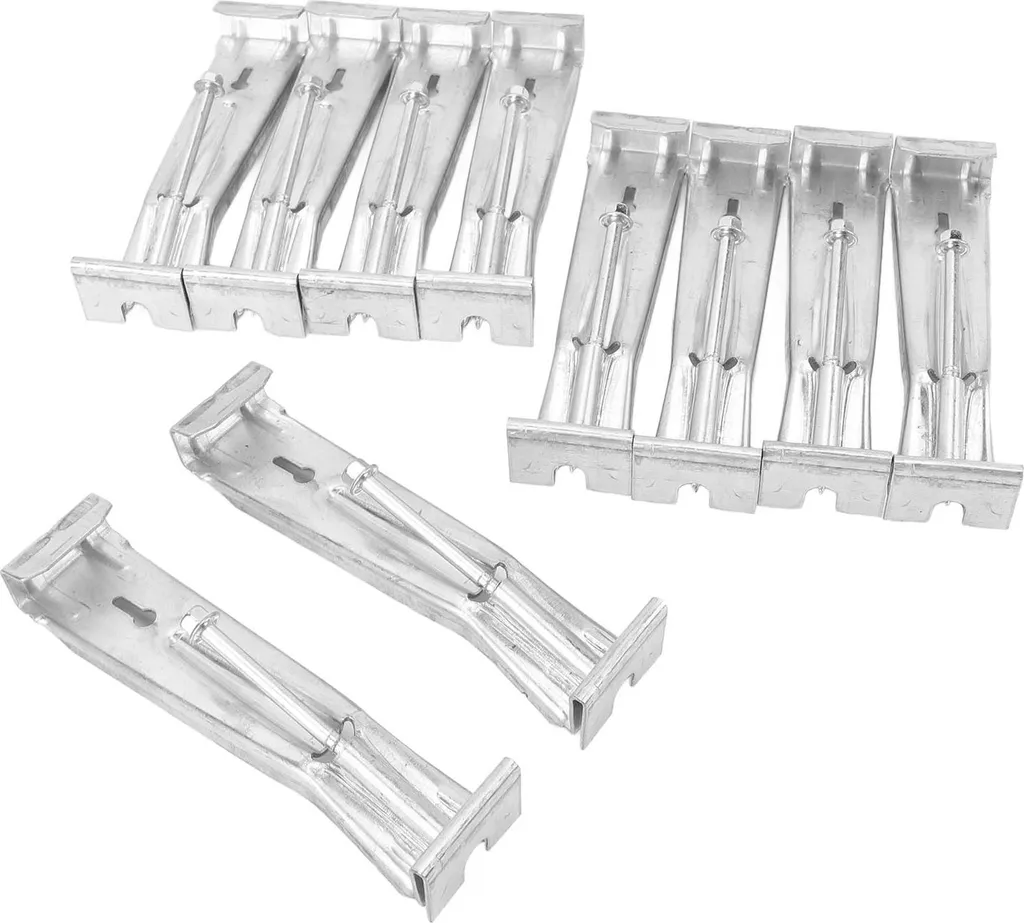 Lot de 20 Équerres de Gouttière avec Support Caché et Vis de Fixation - 5