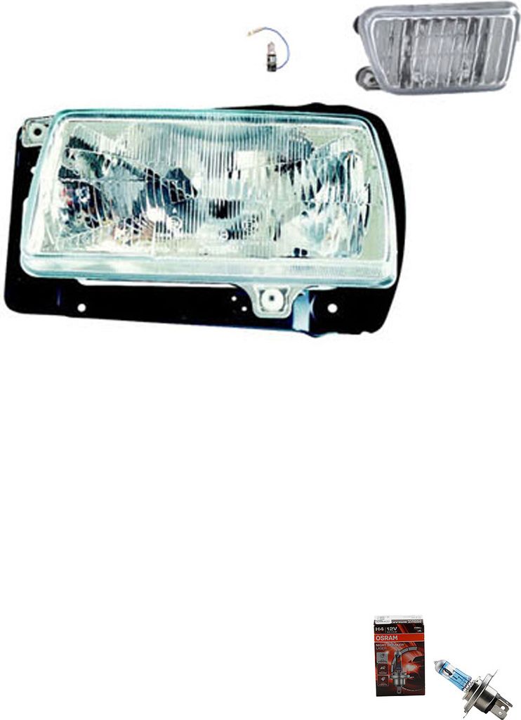 Johns, Scheinwerfer Osram Night Breaker Laser passend für VW Jetta II 19E 01/84-10/91R 165941018K 165941018 165941018A 165941018D 165941018E 19194...
