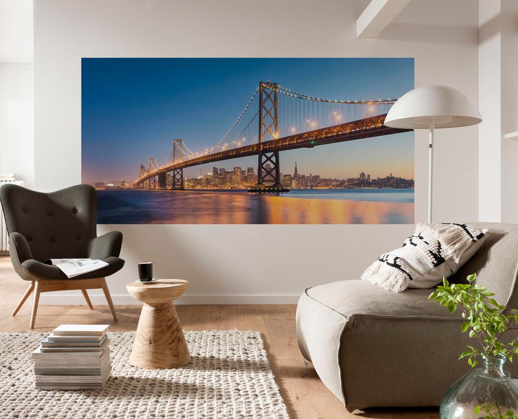 Komar Vlies Fototapete - Spectacular San Francisco - Größe: 200 x 100 cm (Breite x Höhe) - 1 Bahn