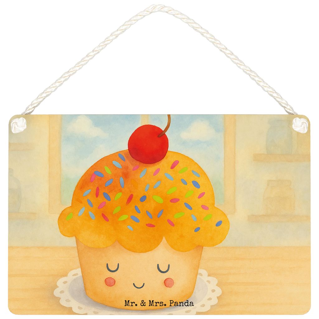 Mr. & Mrs. Panda Schild Cupcake Design DIN A5 - Weiß - Geschenk, Küche Deko, Muffin, Wandbild Holz, Cupcakes, Wunder, Spruch, Lustige Sprüche, M...