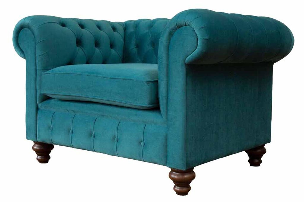 Sessel 1 Sitzer Chesterfield Polster Sofas Design Luxus Couch Sofa Neu