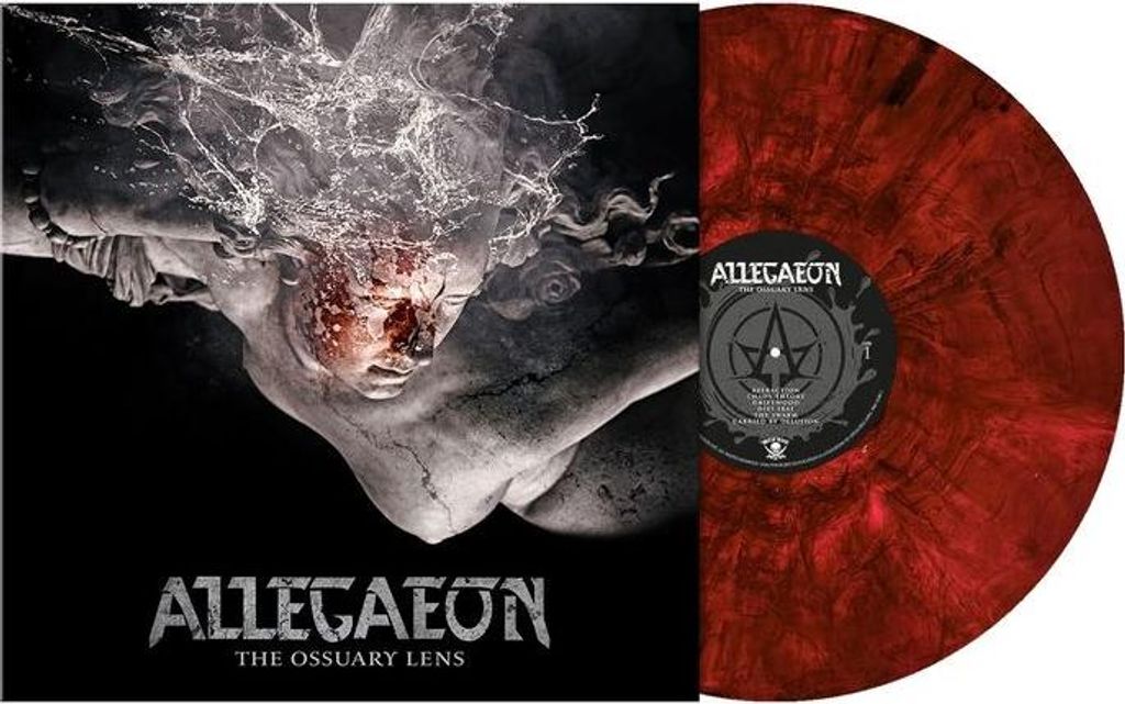 Allegaeon: Allegaeon: The Ossuary Lens (»Red Obsidian« Marbled Vinyl) - - (LP / T)
