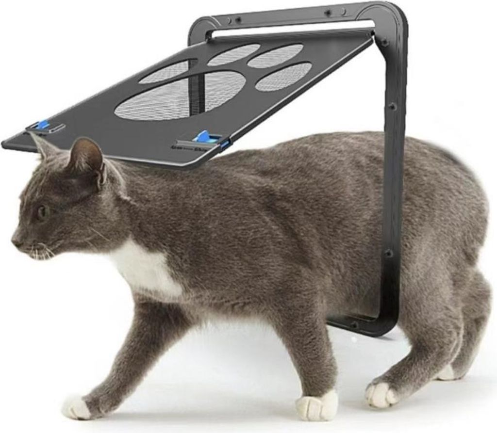 Dvířka se síťkou pro kočky s magnetickým zavíráním, dvířka Obrázek produktu 