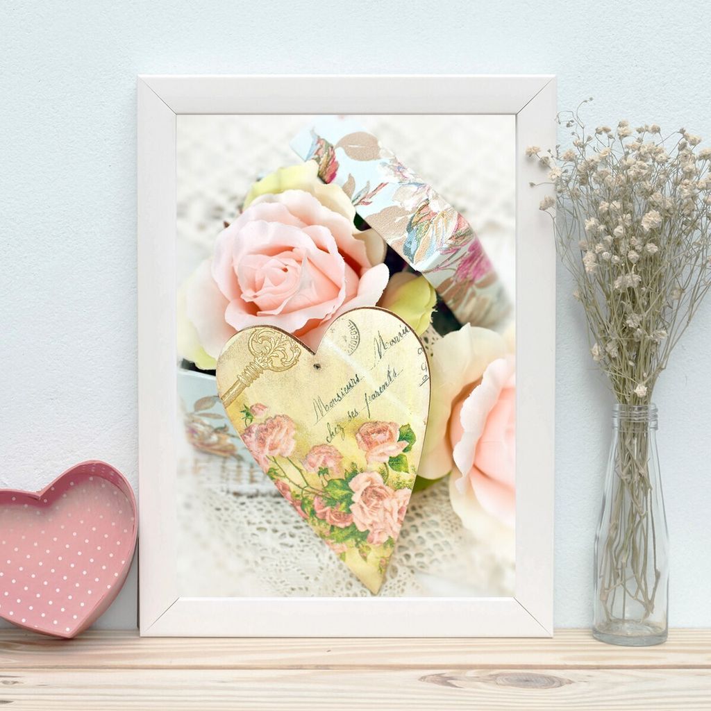Wallity, BC10139624502- HRL1104, Bunt, Leinwandbilder, 24 x 29 cm, Gemälde: 100% MDF