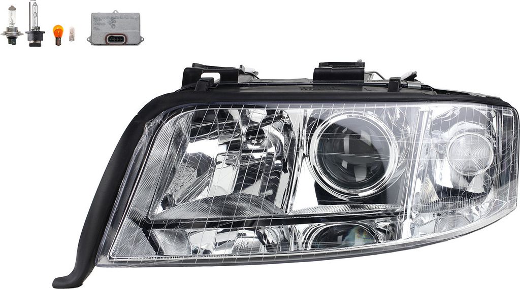 Johns, Scheinwerfer Osram Xenarc Night Breaker Laser passend für Audi A6 4B LI 4E0907476 63126907488 63120150614 2M5Z13C170AA 2M5112K072AA A002820232