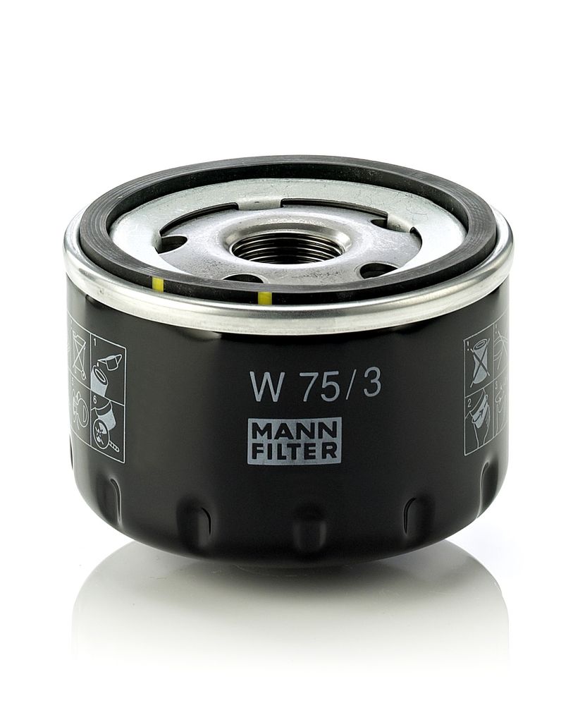 MANN-FILTER W 75/3 Ölfilter - für Pkw + Transporter Produktbild 