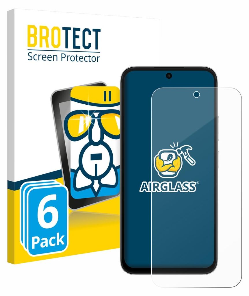 6x BROTECT Schutzglas für Oppo A6s 4G Schutzfolie Panzer Folie Glas Display Schutz klar