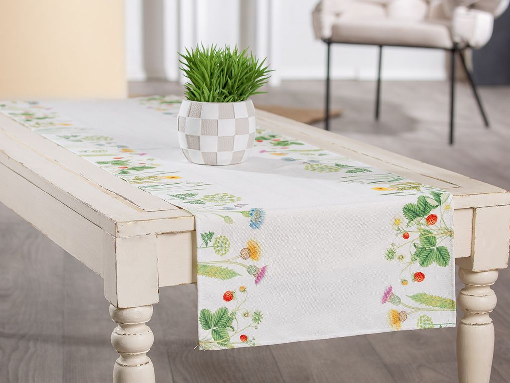 Gilde Tischläufer, rechteckig, "Wild Flowers", Produktbild 