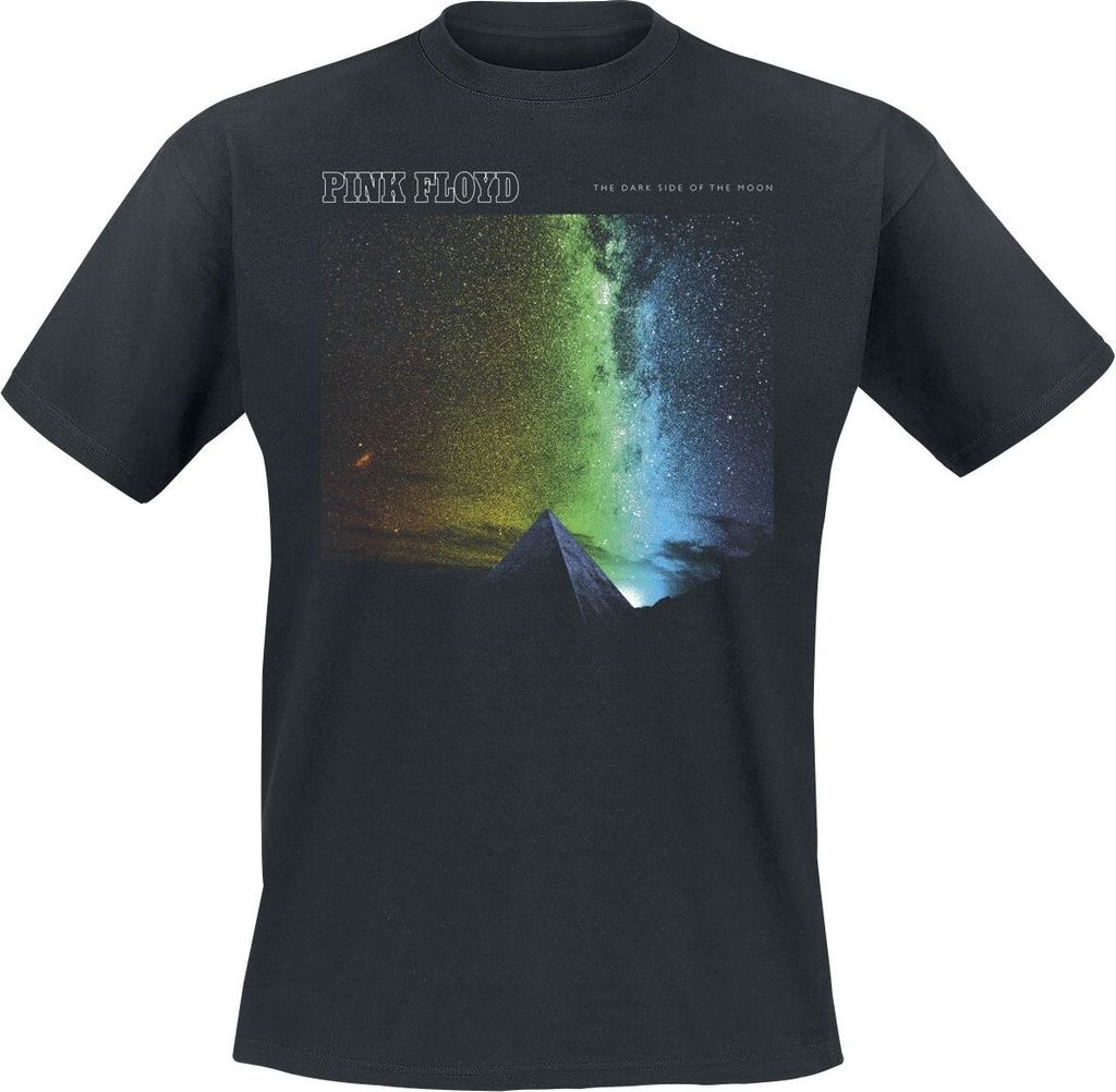Pink Floyd T-Shirt Herren Pyramid Colors schwarz S