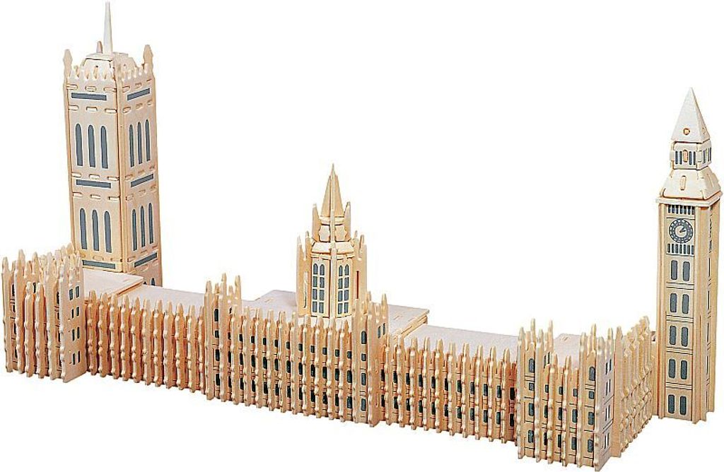 Holzpuzzle 3D Big Ben Sehenswürdigkeiten Bauwerk