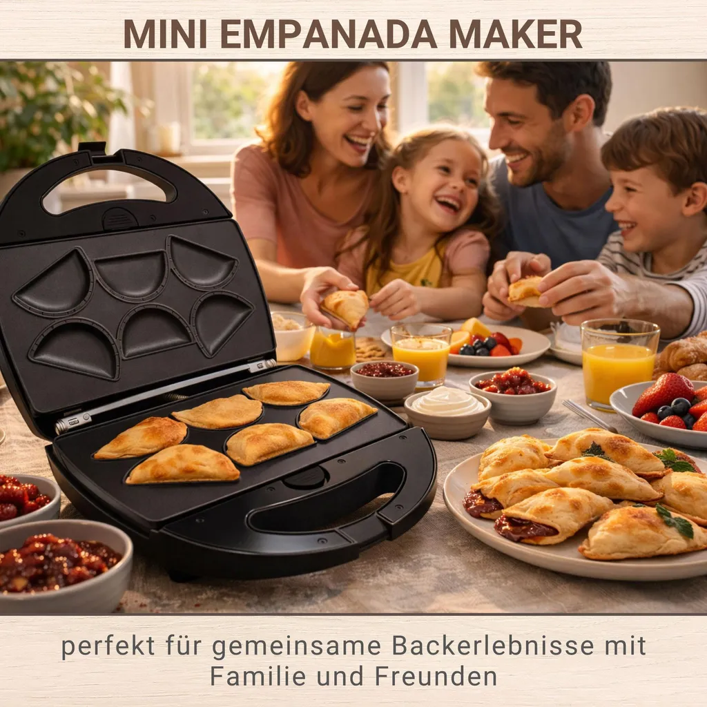 Appareil Mini-Empanada Maker Idéal pour Apéritifs et Soirées Tapas - 5