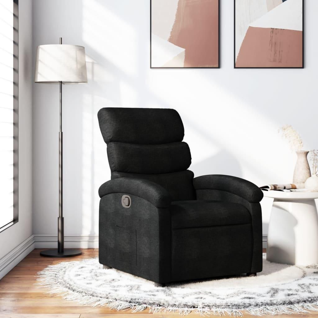 Möbel Relaxsessel, schwarzer Stoff - Fernseh- & Relaxsessel 3205806