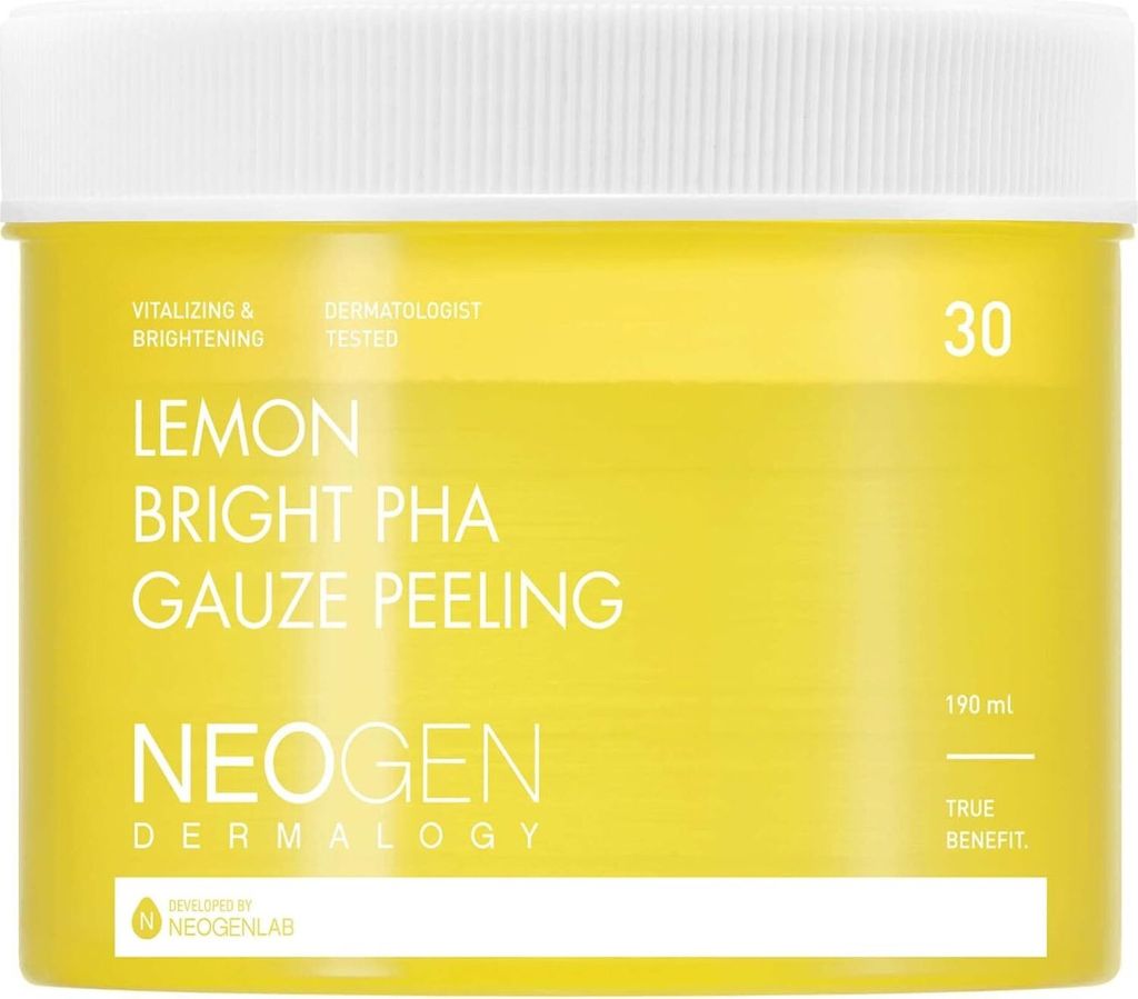 Neogen - Lemon Bright PHA Gauze Peeling, 190ml/30EA