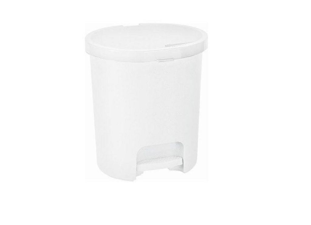 Curver kosz z pedałem 25l /biały