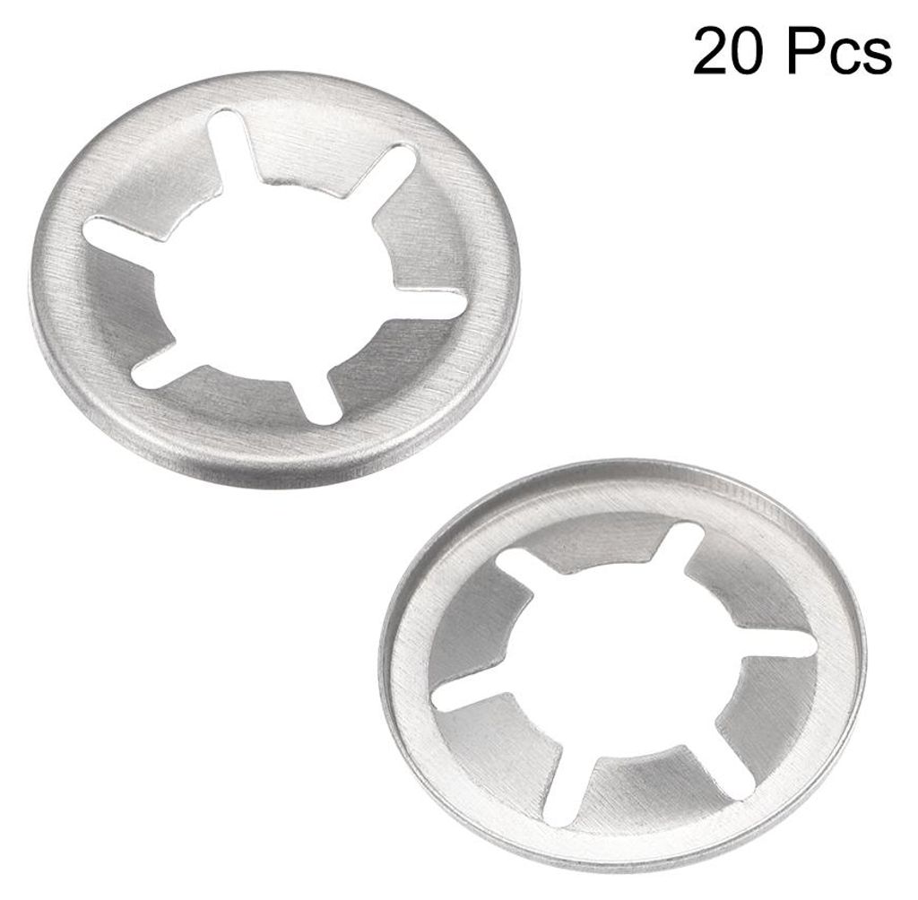 20 Stš¹ck Sicherungsscheiben M14 Klemmscheiben 13.5mm Innendurchm. 28 mm Au?endurchm. Unterlegscheiben Drš¹cken Verriegelung Clip 304 Edelstahl