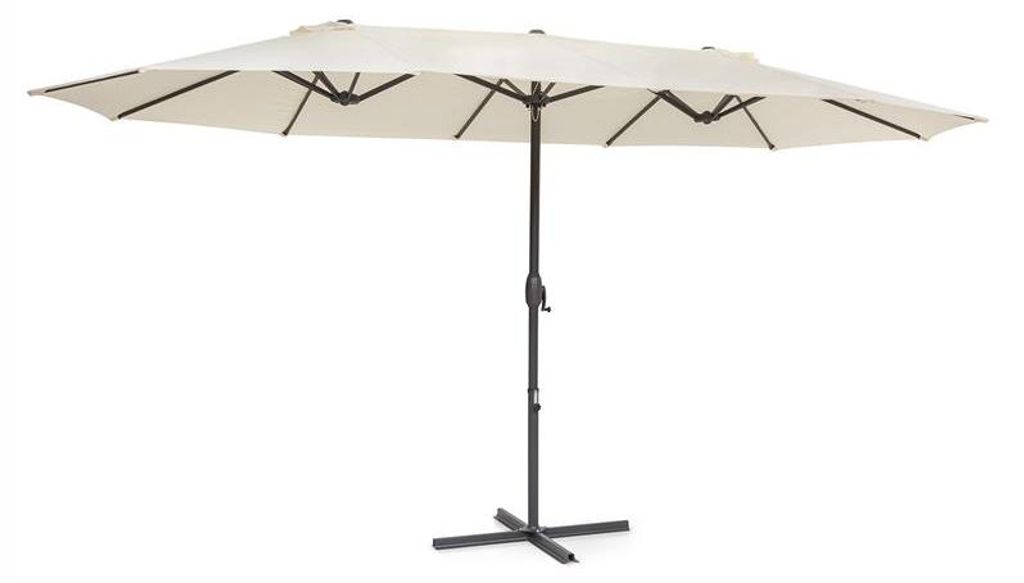 Blumfeldt Twin Peaks - slnečník, 456x245x268 cm, polyester, Obrázok produktu 