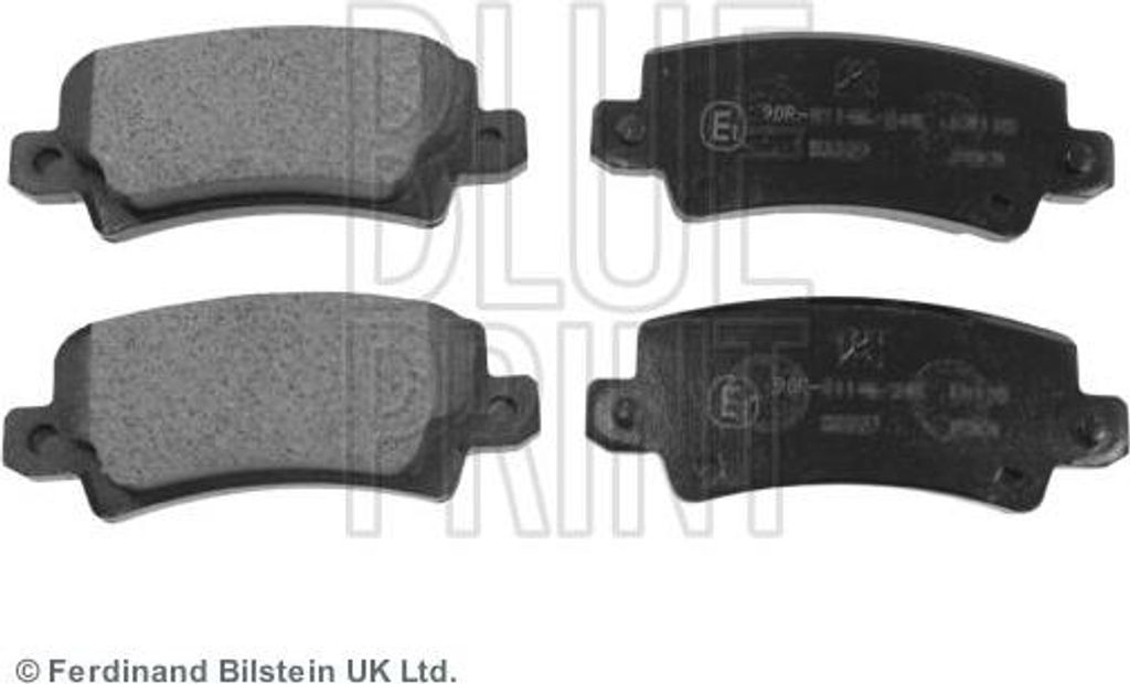 BLUE PRINT ADT342131 Bremsbelagsatz, Scheibenbremse OE 04466YZZD9 kompatibel mit Corolla