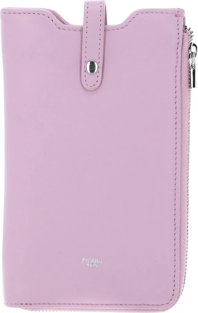 PICARD Bingo Mobile Phone Pocket Babe Rosa: Borsa Cellulare in Vera Pelle