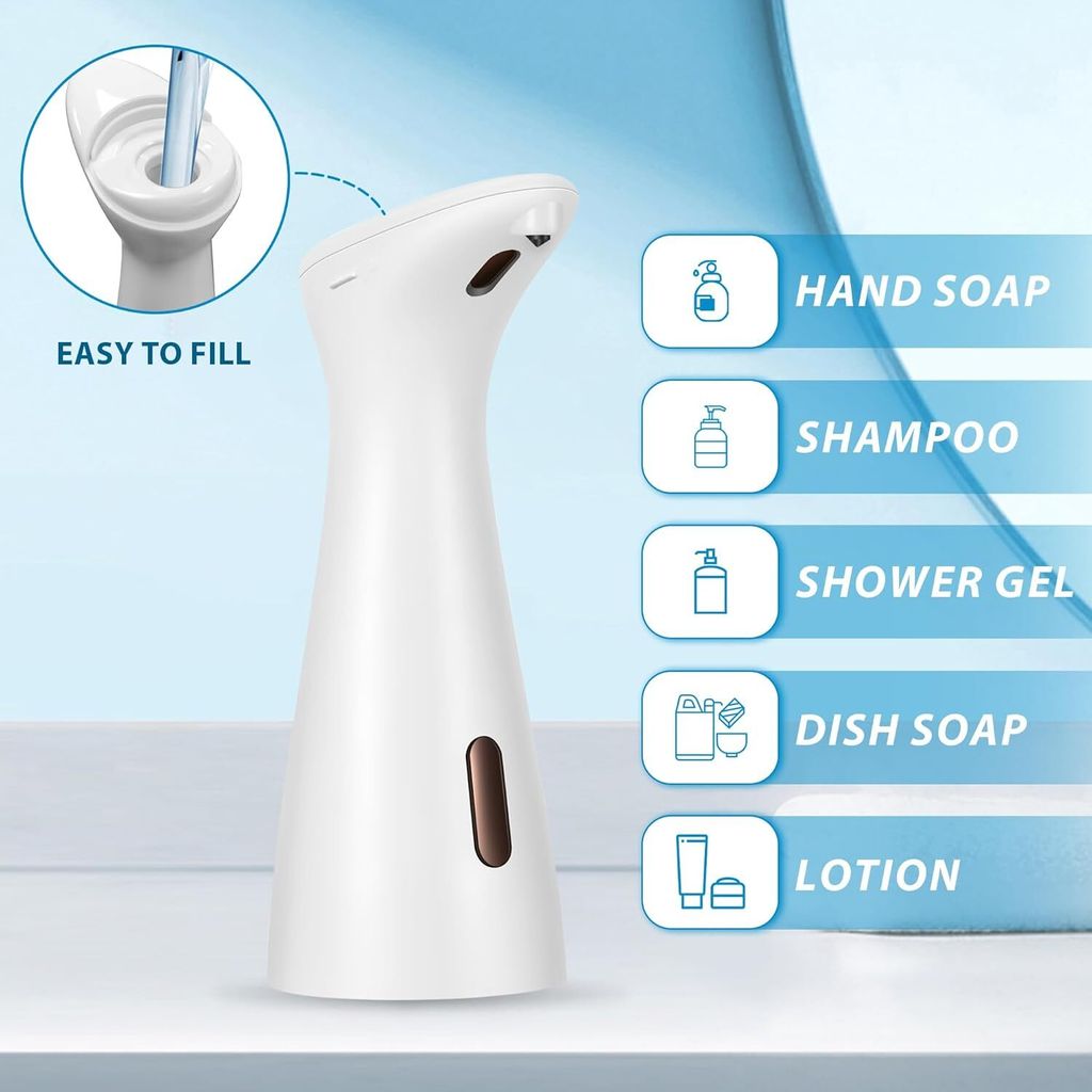 Seifenspender Automatisch, 200ml Berührungsloser Produktbild 2